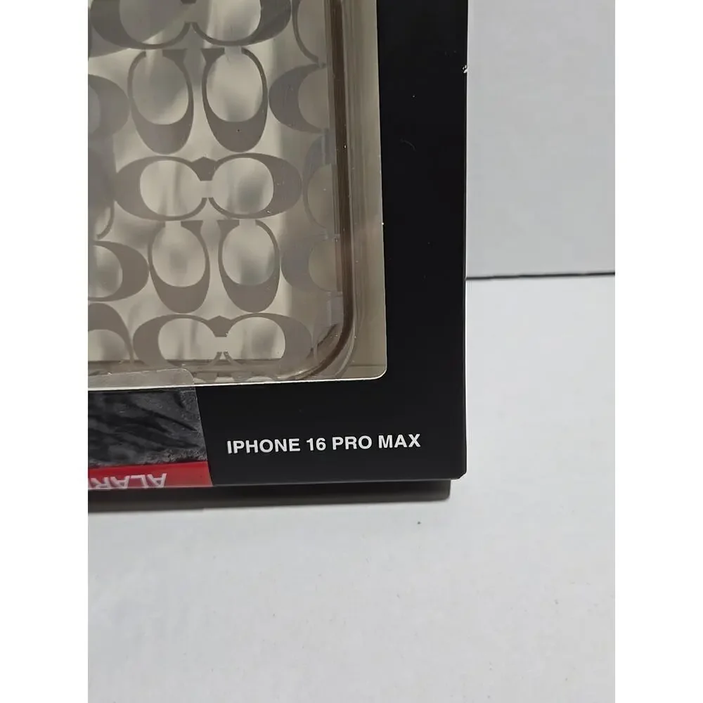 Coach iPhone Signature ProtectiveCase with MagSafe! iPhone16 retail:$78